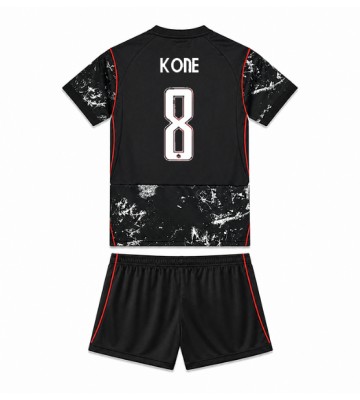 Kanada Ismael Kone #8 Replika Bortatröja Barn VM 2026 Kortärmad (+ Korta byxor)